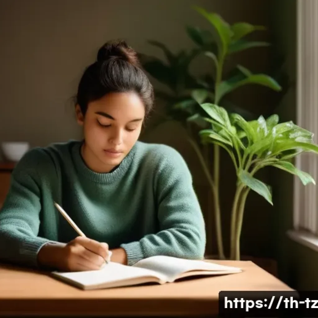 감정 해독을 통한 개인적 목표 달성 - **Prompt:** A diverse young adult (20-25 years old), either male or female, sitting peacefully in a ...